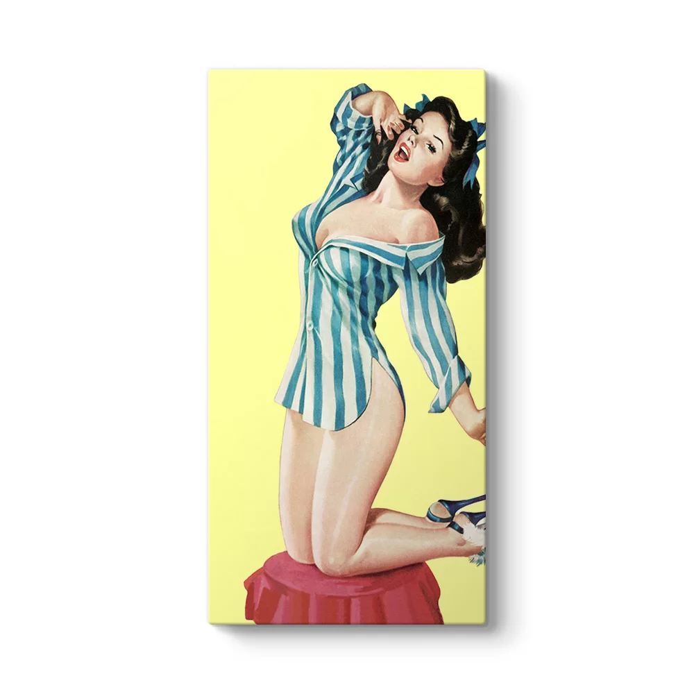 Pin Up Girl Yawn Tablosu - Model 7
